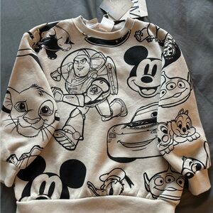 Zara Disney Crew Pullover